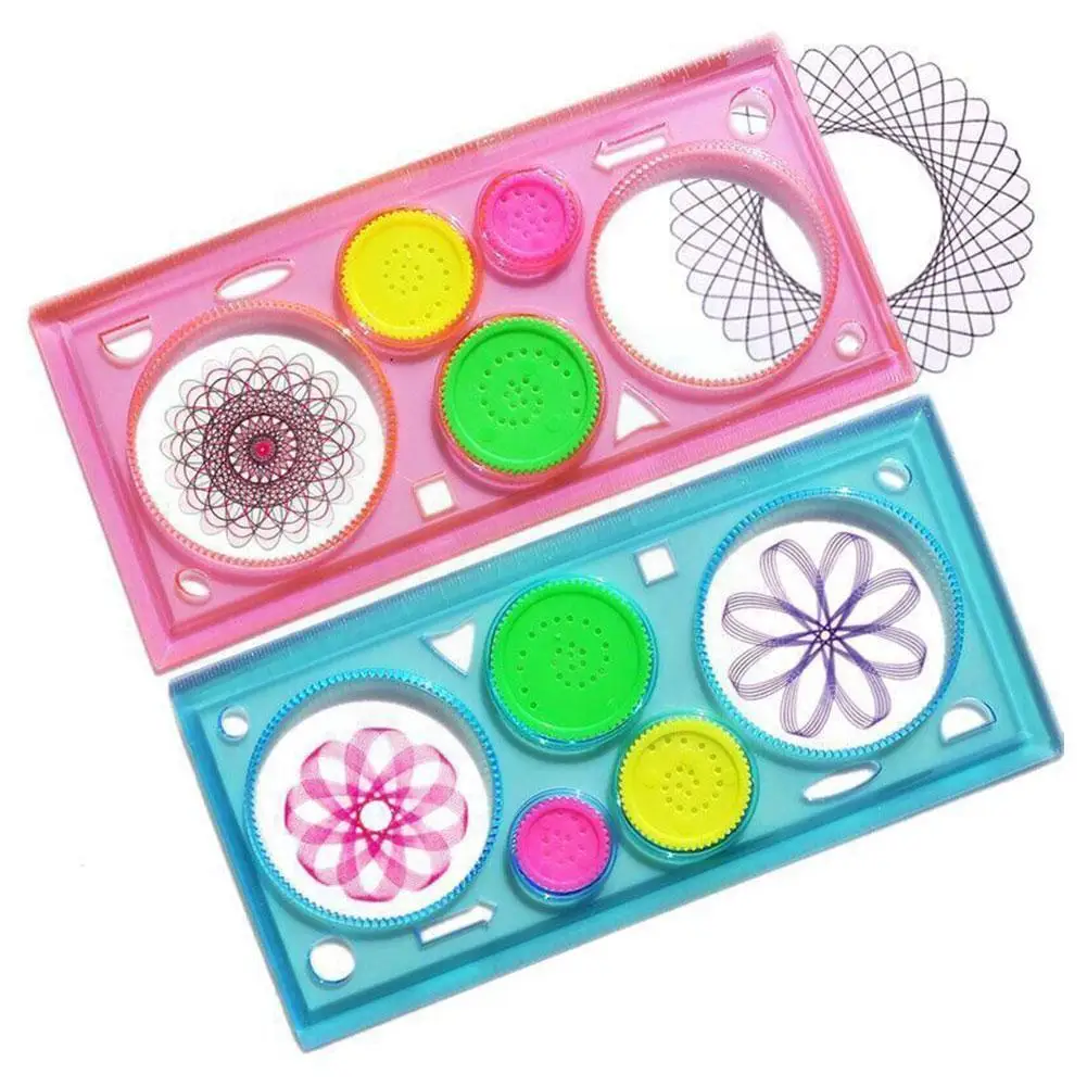 Spirograph Drawing Set Variety Flower Ruler Children's Tools Hollow Set Painting Puzzle Ruler Drawing Student A6h8
Spirograph Drawing Set Variety Flower Ruler Children's Tools Hollow Set Painting Puzzle Ruler Drawing Student A6h8