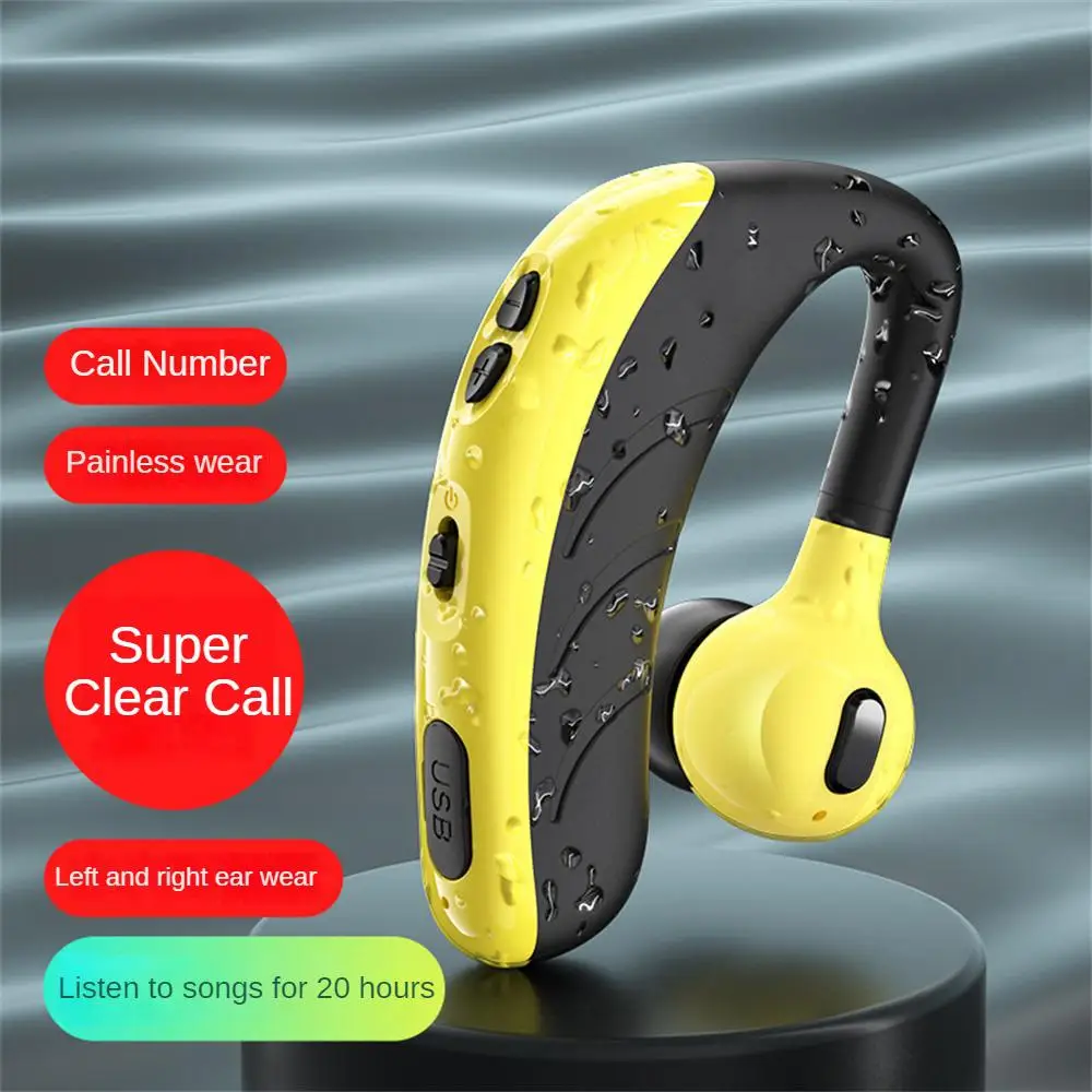Charging Time 1-2 Hours Waterproof Sports Headset 270 ° Rotation Wireless Headset Ultra Clear Call Earphone
Charging Time 1-2 Hours Waterproof Sports Headset 270 ° Rotation Wireless Headset Ultra Clear Call Earphone