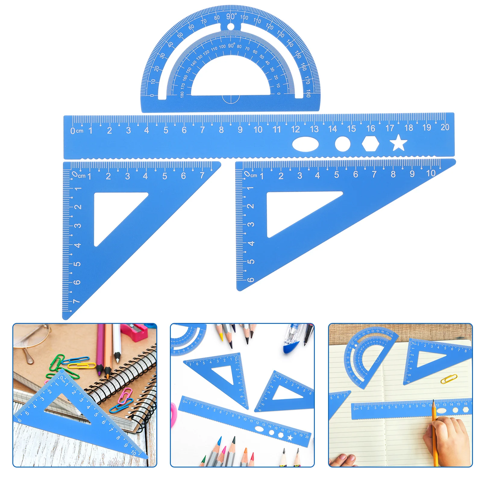 Ruler Drafting Set Geometry Drawing Triangle Degree Protractor Kit Student Aluminum Students Office Stationery Measurement Math
Ruler Drafting Set Geometry Drawing Triangle Degree Protractor Kit Student Aluminum Students Office Stationery Measurement Math