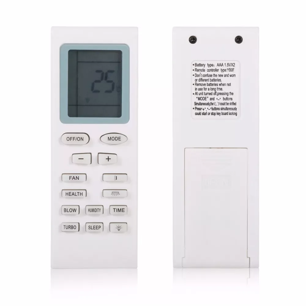 Air Conditioner Remote Control For Gree YBOF Controller For Gree YB1FA YB1F2 YBOF2 Remote Control Controller High Quality
Air Conditioner Remote Control For Gree YBOF Controller For Gree YB1FA YB1F2 YBOF2 Remote Control Controller High Quality