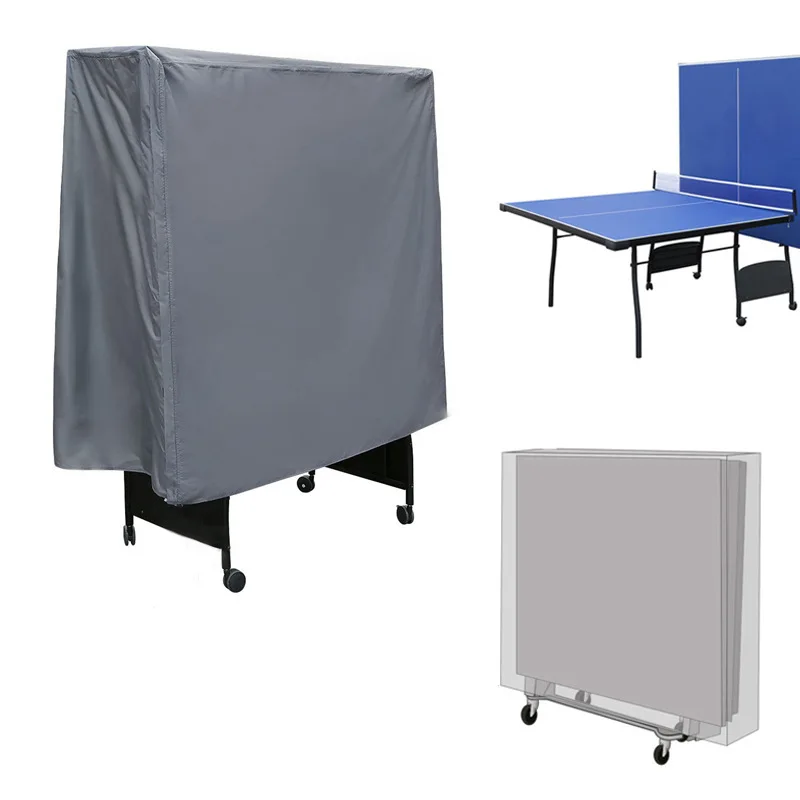 Indoor and outdoor table tennis table cover, table tennis table, waterproof cover, household dust cover, grey 152*52*144
Indoor and outdoor table tennis table cover, table tennis table, waterproof cover, household dust cover, grey 152*52*144