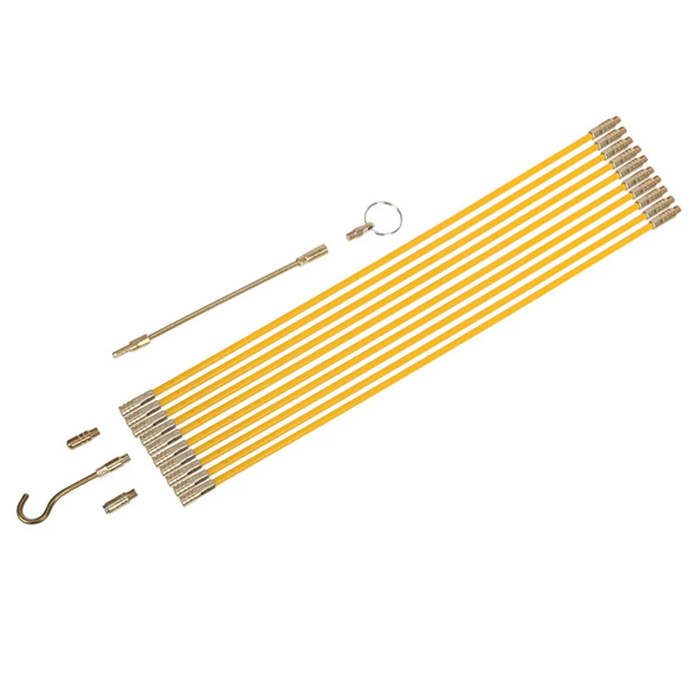 Fiberglass Cable Installation Tools 10 Rod Threaded Set Seamless Splicing for Desired Length Convenient Storage Case Included
Fiberglass Cable Installation Tools 10 Rod Threaded Set Seamless Splicing for Desired Length Convenient Storage Case Included