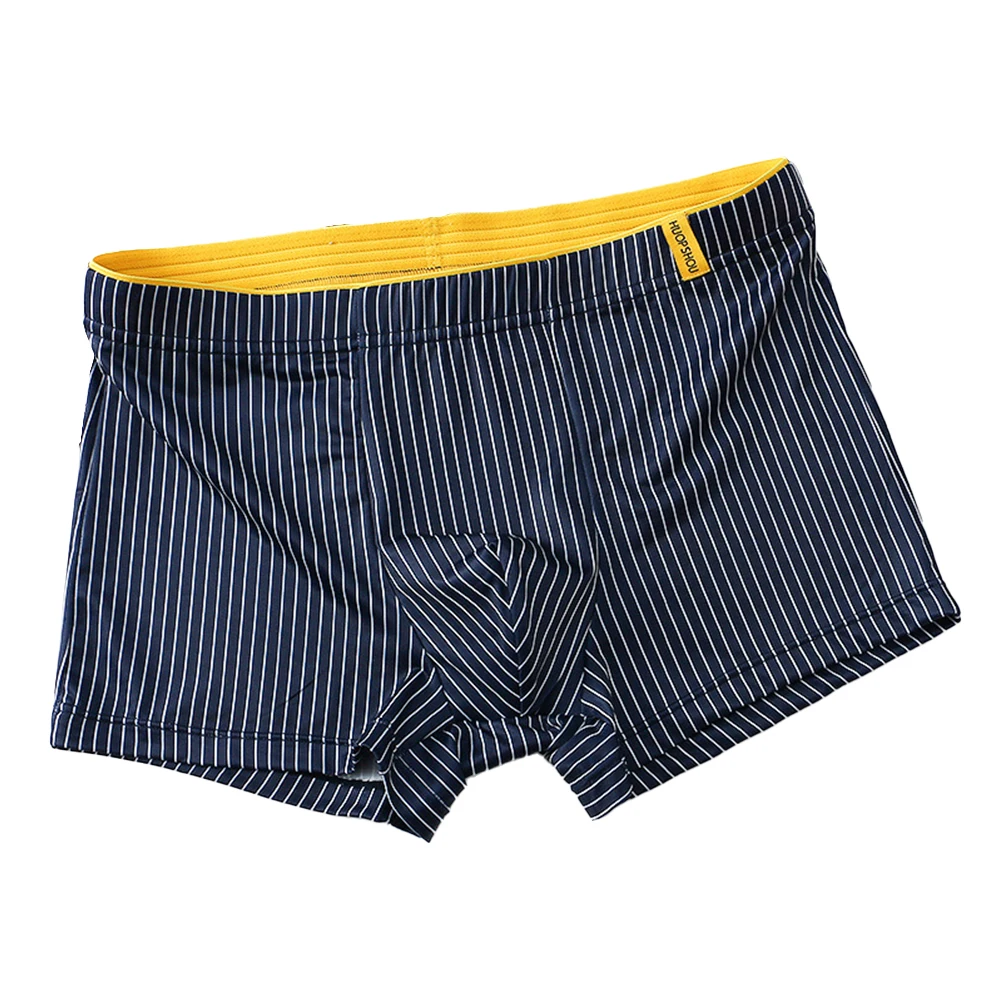 Men Ice Silk Boxers Classic Stripes Underwear Soft Elasticity Shorts Trunks Breathable Elastic Male Panties Hip Lift Underpants
Men Ice Silk Boxers Classic Stripes Underwear Soft Elasticity Shorts Trunks Breathable Elastic Male Panties Hip Lift Underpants