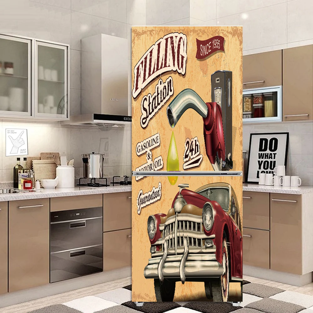 Retro Car Hand Drawn Self-Adhesive Dishwasher Refrigerator Freeze Sticker Kid's Art Fridge Door Cover Wallpaper Creative Doors
Retro Car Hand Drawn Self-Adhesive Dishwasher Refrigerator Freeze Sticker Kid's Art Fridge Door Cover Wallpaper Creative Doors