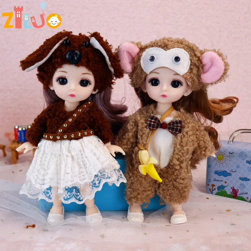 BJD 17cm Doll Toys 12 Zodiac Mini Doll Princess Cute Doll Toys with Clothes Accessories Girl Dress Up Toy for Child
BJD 17cm Doll Toys 12 Zodiac Mini Doll Princess Cute Doll Toys with Clothes Accessories Girl Dress Up Toy for Child