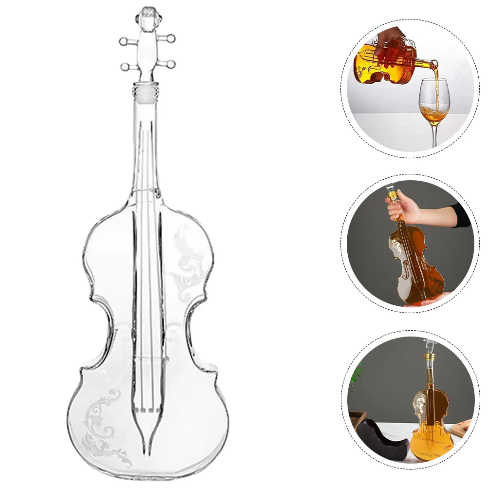 Creative Household Portable Violin Bottles Decanter Household Red Bottle Red Jug for Home
Creative Household Portable Violin Bottles Decanter Household Red Bottle Red Jug for Home