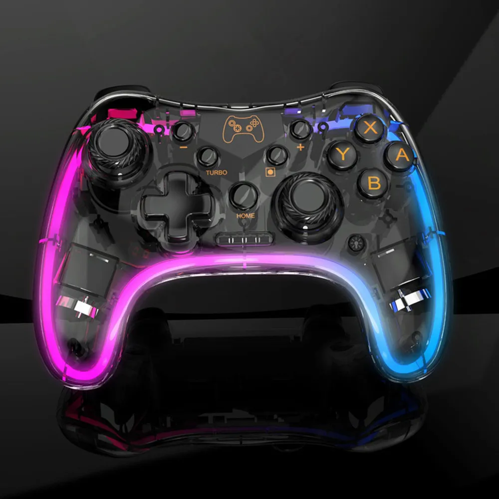 Wired Chicken Eater Colorful Light-emitting Handle 6-axis Somatosensory Gamepad Audio RGB Light Effects Somatosensory Assist
Wired Chicken Eater Colorful Light-emitting Handle 6-axis Somatosensory Gamepad Audio RGB Light Effects Somatosensory Assist