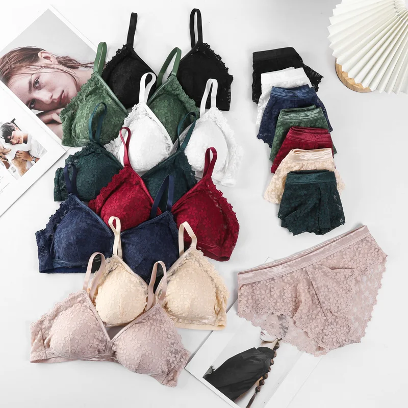 Women Lace Bra And Briefs Set Push Up Bra Low Waist Panties Female Lingerie Set French Vneck Sexy Transparent Underwear Set
Women Lace Bra And Briefs Set Push Up Bra Low Waist Panties Female Lingerie Set French Vneck Sexy Transparent Underwear Set