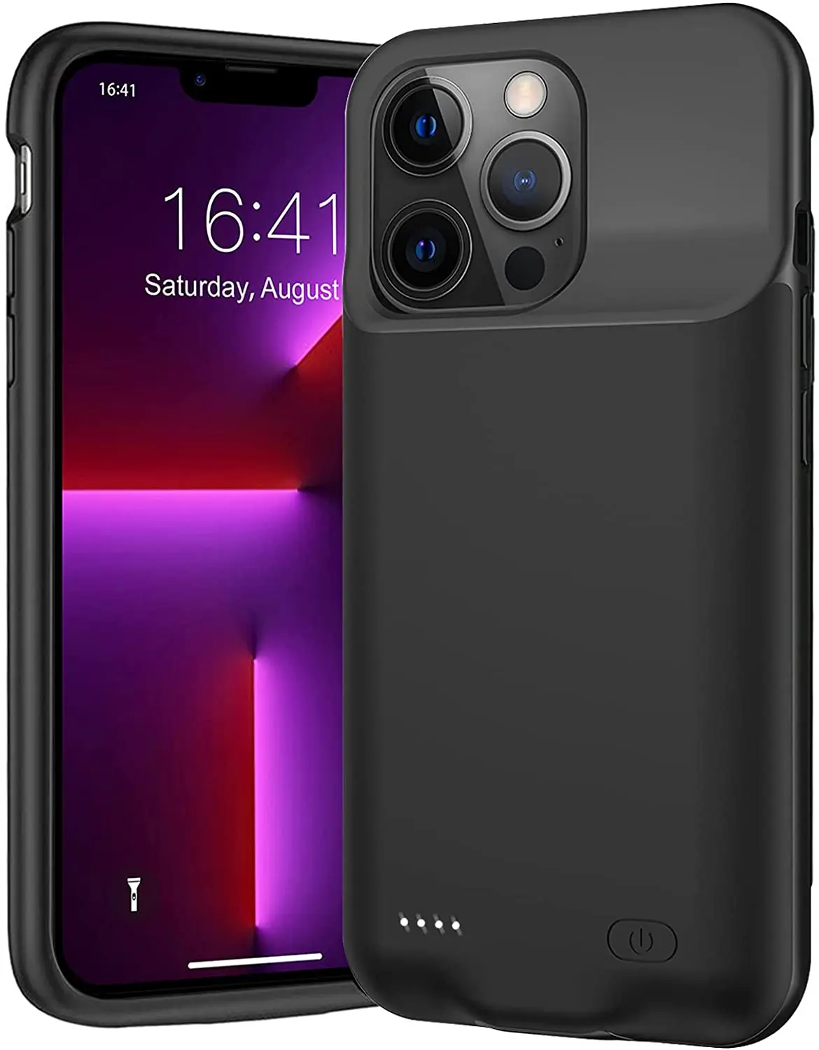 Battery Case for iPhone 13 Pro, 7000mAh Portable Battery Pack Rechargeable Smart Charger Case Compatible with iPhone 13 Pro
Battery Case for iPhone 13 Pro, 7000mAh Portable Battery Pack Rechargeable Smart Charger Case Compatible with iPhone 13 Pro