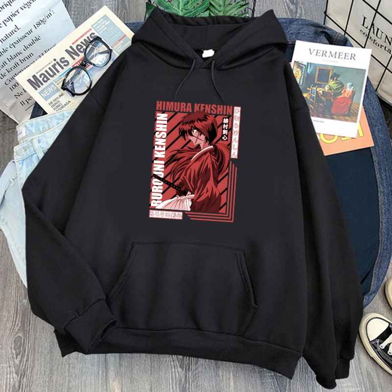 Vintage Rurouni Kenshin Samurai X Hoodie Anime Manga Meiji Swordsman Men Fleece Hooded Sweatshirt Japanese Streetwear Mens Hoody
Vintage Rurouni Kenshin Samurai X Hoodie Anime Manga Meiji Swordsman Men Fleece Hooded Sweatshirt Japanese Streetwear Mens Hoody