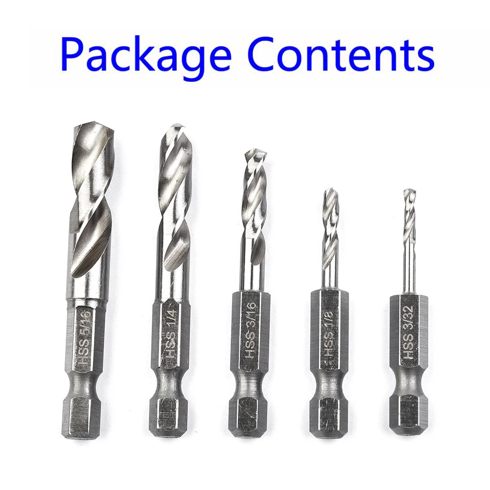 Drilling Tool Drill Bits 5/16-inch 5pcs Drill Bit Set Drill Bits For Metal High Quality Quick Change Brand New
Drilling Tool Drill Bits 5/16-inch 5pcs Drill Bit Set Drill Bits For Metal High Quality Quick Change Brand New