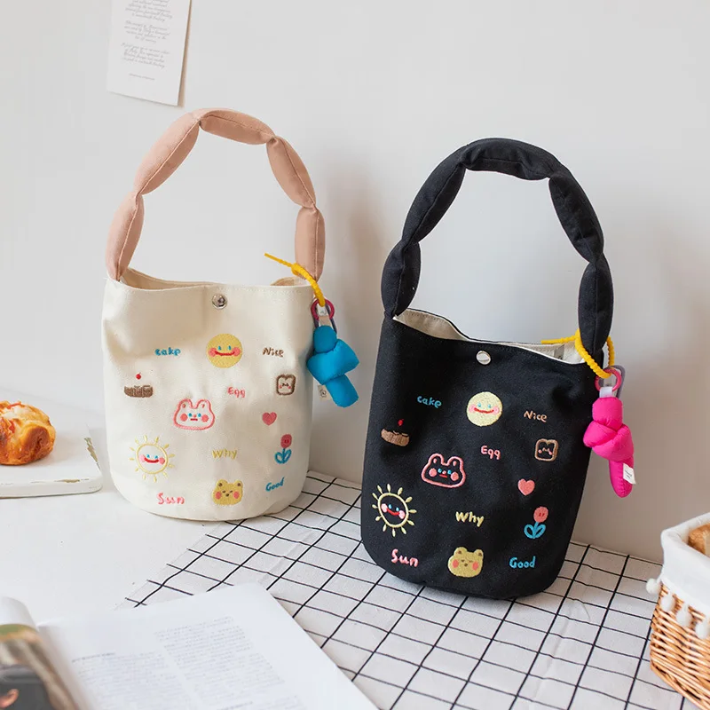 Canvas Tote Lunch Bag Small Korean Cloth Hand Bags for Women 2022 Fashion Food Bento Cute Cartoon Student Teacher Gift Picnic
Canvas Tote Lunch Bag Small Korean Cloth Hand Bags for Women 2022 Fashion Food Bento Cute Cartoon Student Teacher Gift Picnic