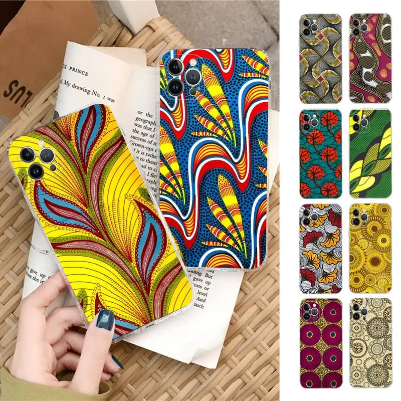 African Wax Fabric Phone Case Silicone Soft for iphone 14 13 12 11 Pro Mini XS MAX 8 7 6 Plus X XS XR Cover
African Wax Fabric Phone Case Silicone Soft for iphone 14 13 12 11 Pro Mini XS MAX 8 7 6 Plus X XS XR Cover