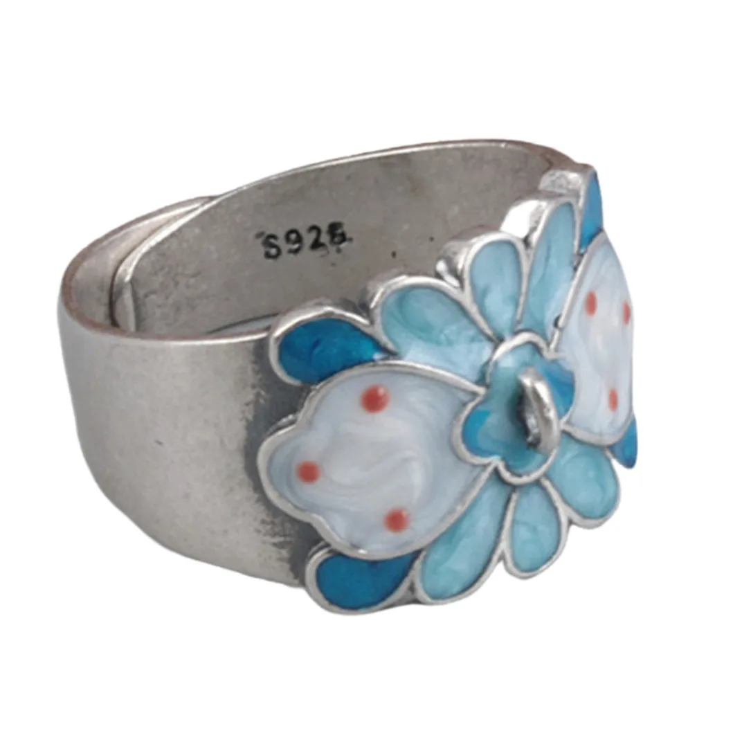 S925 Sterling Silver Ring 2022 New Fashion Popular Wide Littel Flower Glue Dropping Pure Argentum Hand Jewelry for Women Love
S925 Sterling Silver Ring 2022 New Fashion Popular Wide Littel Flower Glue Dropping Pure Argentum Hand Jewelry for Women Love