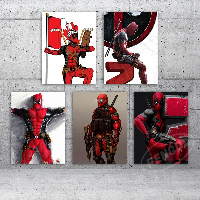 Deadpool Holding Flag Canvas Painting The Avengers Creative Poster Marvel Movie Modular Picture Home Decor Prints Wall Art Gifts
Deadpool Holding Flag Canvas Painting The Avengers Creative Poster Marvel Movie Modular Picture Home Decor Prints Wall Art Gifts