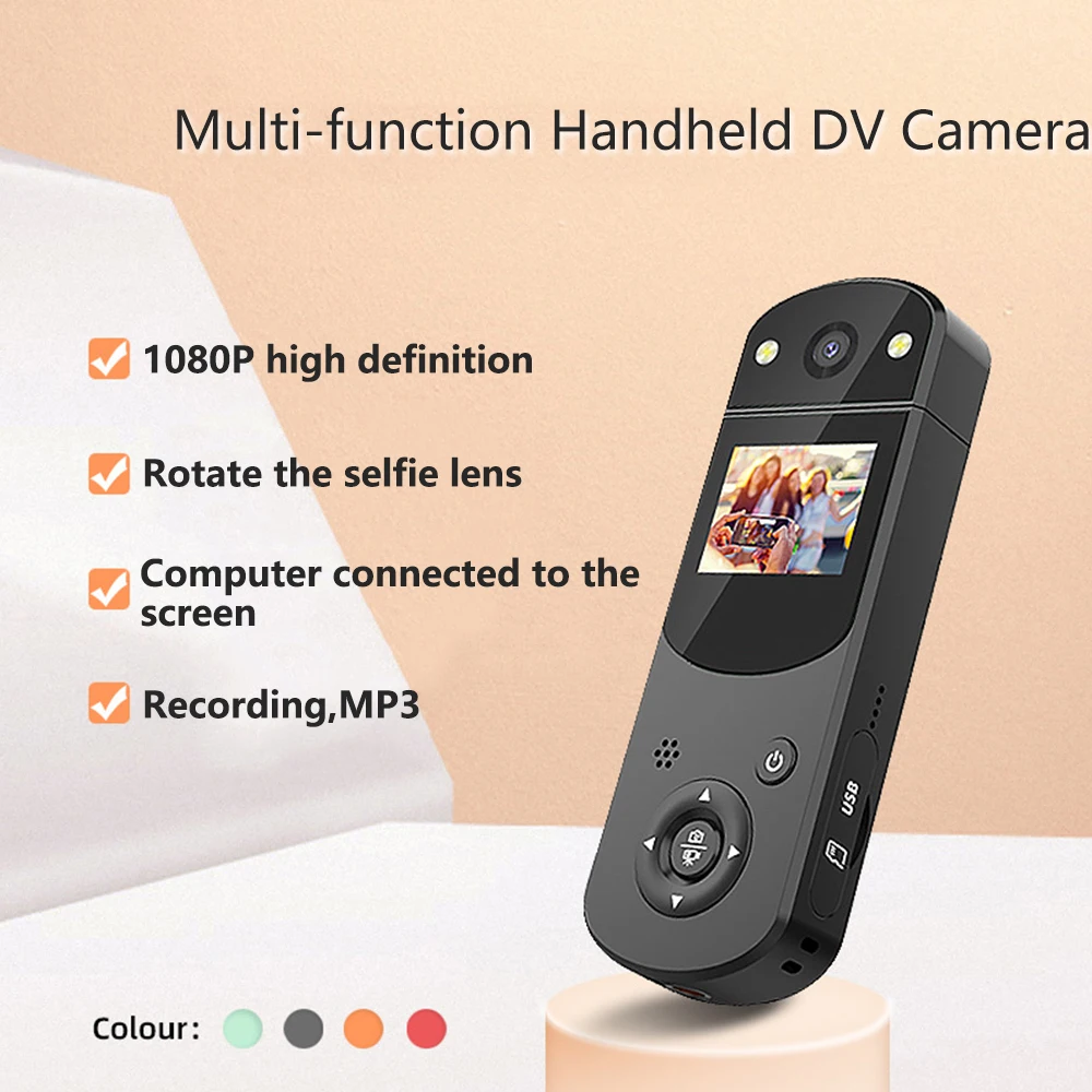 New D2 Digital Mini Body Camera 1080P Professional Handheld DV Cam HD Infrared Night Shooting Video Action Camera MP3 Player
New D2 Digital Mini Body Camera 1080P Professional Handheld DV Cam HD Infrared Night Shooting Video Action Camera MP3 Player