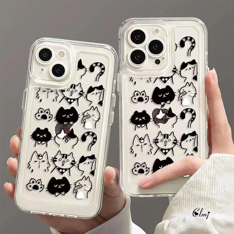 Clmj Cool Cute Black Cat Phone Case For iPhone 13 Mini 11 Pro 12 14 Se 2020 7 Plus 8 XS Max XR X Soft Silicone Protective Cover
Clmj Cool Cute Black Cat Phone Case For iPhone 13 Mini 11 Pro 12 14 Se 2020 7 Plus 8 XS Max XR X Soft Silicone Protective Cover