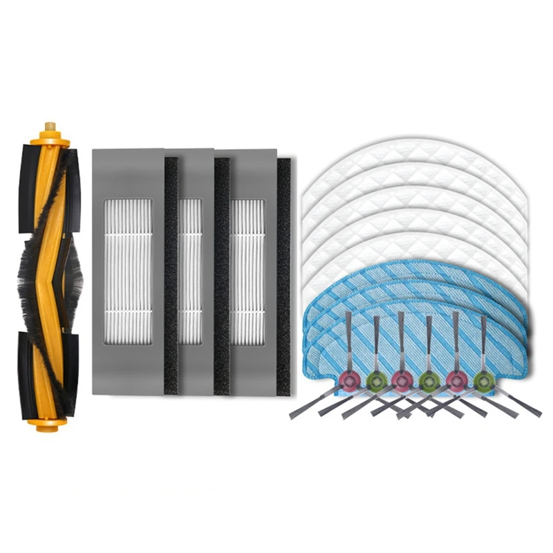 Filter Side Brush Mop Cloth Set For Ecovacs OZMOT8 T9 N8pro Vacuum Cleaner Parts Replacement Accessories Kits
Filter Side Brush Mop Cloth Set For Ecovacs OZMOT8 T9 N8pro Vacuum Cleaner Parts Replacement Accessories Kits