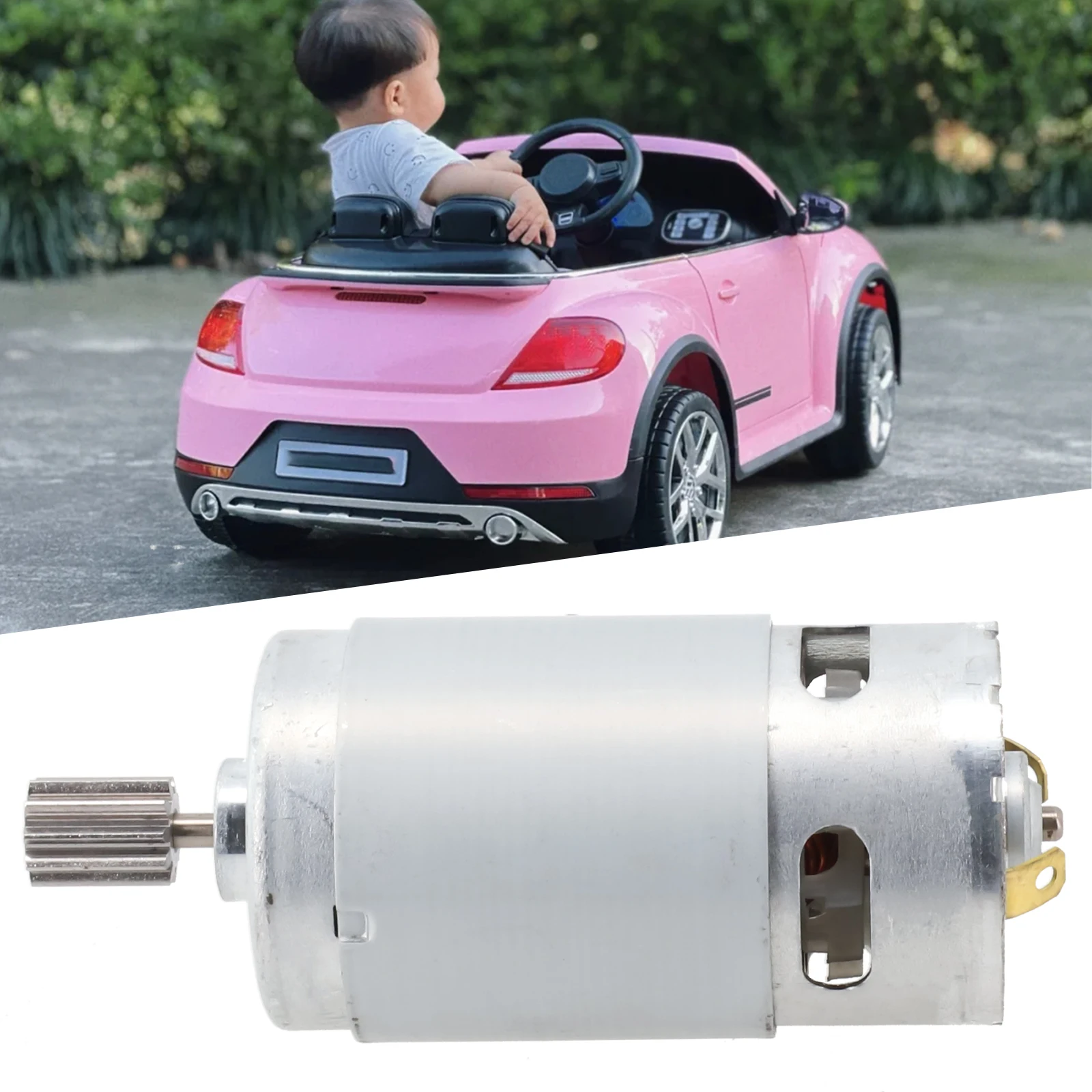 1pc Children's Electric Car Motor 550 RS390 RS380 12V 6V DL555 10 Teeth 1 Cm Engine For Kid's Electric Vehicle High Speed Motors
1pc Children's Electric Car Motor 550 RS390 RS380 12V 6V DL555 10 Teeth 1 Cm Engine For Kid's Electric Vehicle High Speed Motors