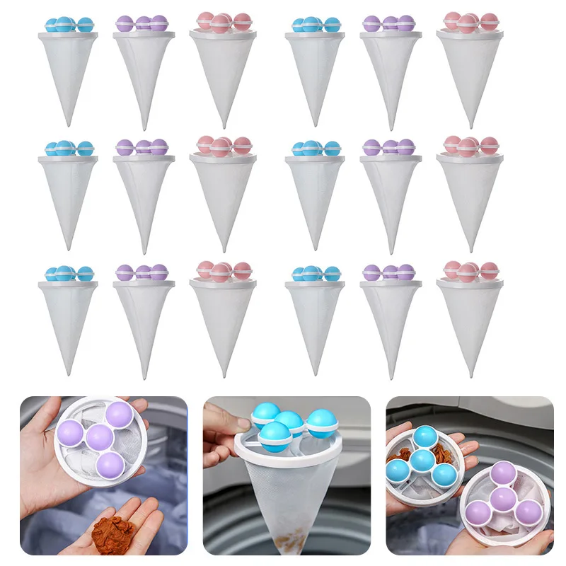 2/3/5pcs Floating Pet Fur Catcher Lint Filter Bag Reusable Pet Hair Catcher Remover Tool For Washing Machine Household Tools
2/3/5pcs Floating Pet Fur Catcher Lint Filter Bag Reusable Pet Hair Catcher Remover Tool For Washing Machine Household Tools
