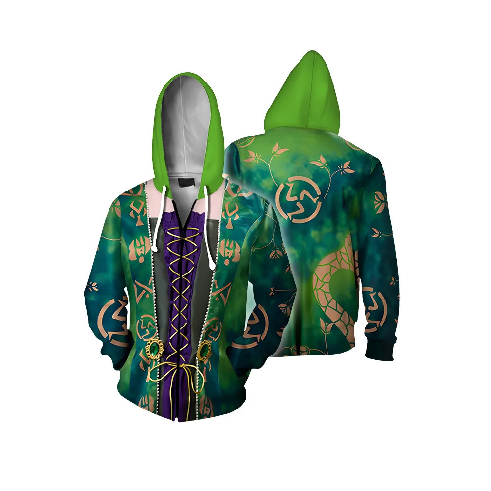 Movie Pocus 2 Cosplay Hoodie Adult Sweater Zipper Hoodie Unisex Sweatshirt Halloween Outfits
Movie Pocus 2 Cosplay Hoodie Adult Sweater Zipper Hoodie Unisex Sweatshirt Halloween Outfits