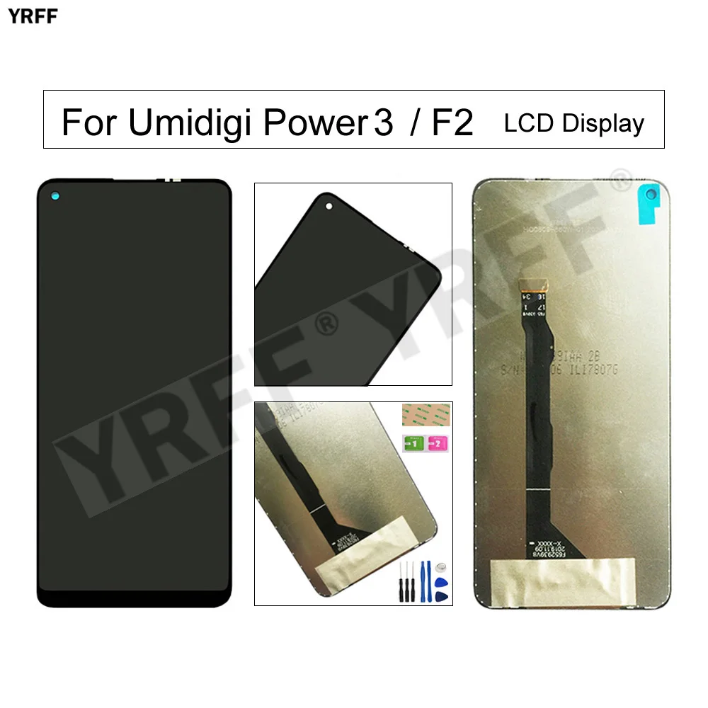 

For UMI UMIDIGI F2 Phone LCD Screens For UMIDIGI POWER 3 LCD Display Touch Screen Digitizer Assembly Phone Repair Tools