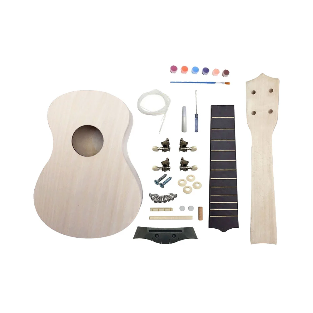 Musical Instrument Ukulele DIY Kit Electric Guitar Blank Hand Painting Self-painting Wooden Child
Musical Instrument Ukulele DIY Kit Electric Guitar Blank Hand Painting Self-painting Wooden Child