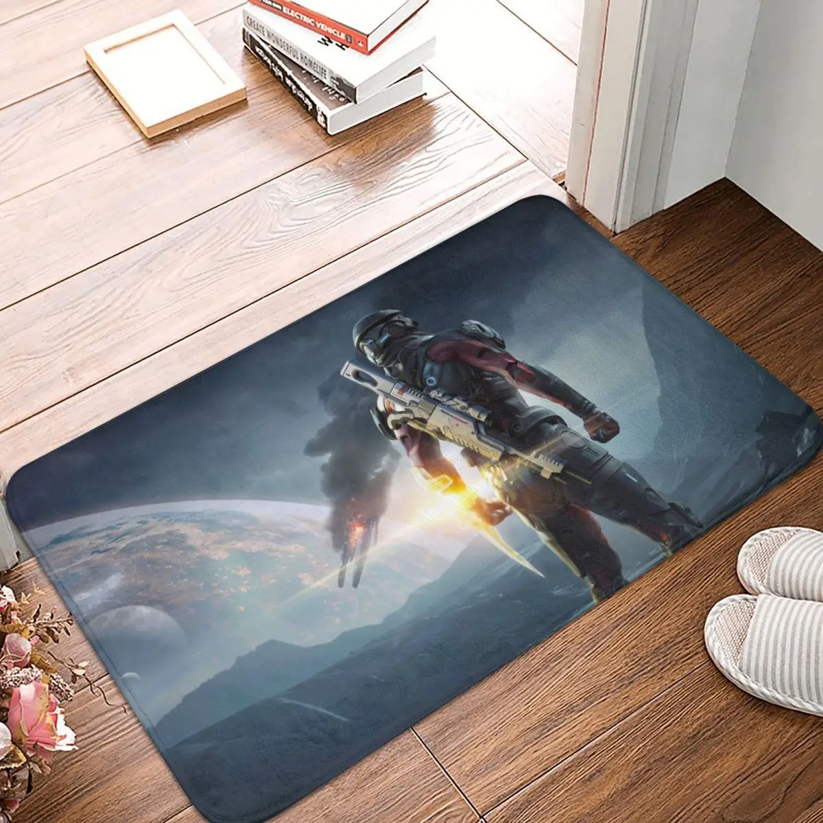 Игровой Противоскользящий напольный коврик Mass Effect, кухонный коврик, Космический напольный ковер, декоративный коврик для входной двери
Игровой Противоскользящий напольный коврик Mass Effect, кухонный коврик, Космический напольный ковер, декоративный коврик для входной двери