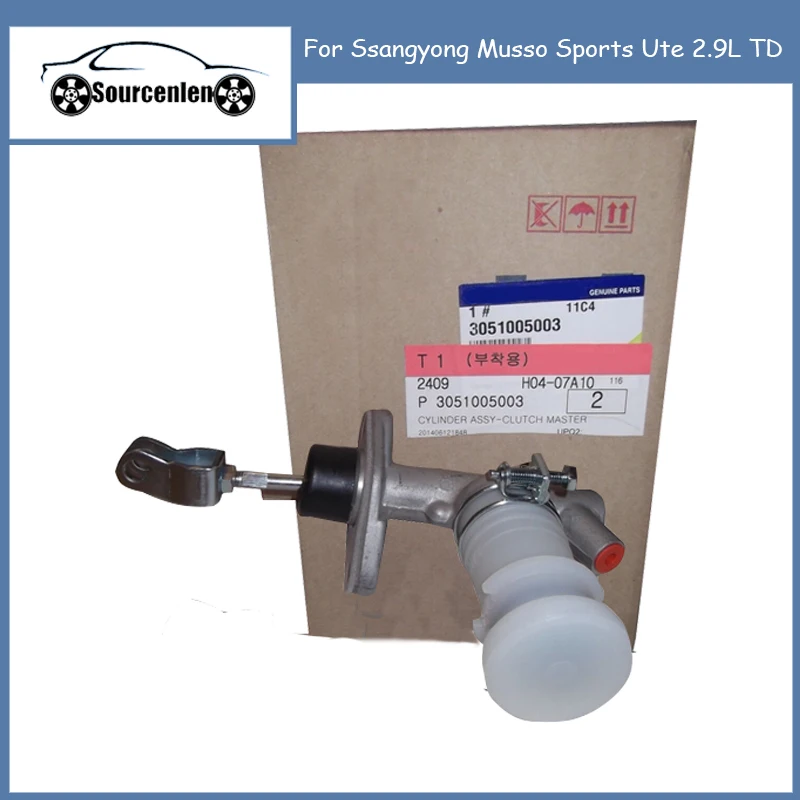 Подлинный для Ssangyong Musso Sports Ute 2.9L TD все модели сцепления Главный цилиндр Assy 3051005003
Подлинный для Ssangyong Musso Sports Ute 2.9L TD все модели сцепления Главный цилиндр Assy 3051005003