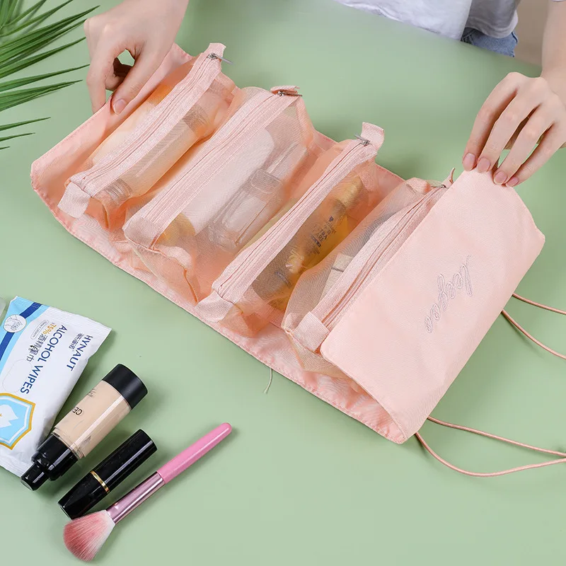 Ladies 4-in-1 Bag Bag Cosmetics Detachable Multifunctional Toiletry Makeup Simple Storage Foldable Travel Travel
Ladies 4-in-1 Bag Bag Cosmetics Detachable Multifunctional Toiletry Makeup Simple Storage Foldable Travel Travel