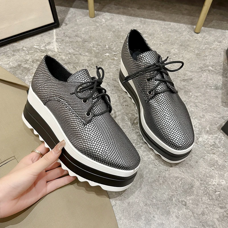 Женские повседневные низкие туфли Zapatillas, женские туфли на платформе с квадратным носком и шнуровкой, женские весенние новые элегантные туф...
Женские повседневные низкие туфли Zapatillas, женские туфли на платформе с квадратным носком и шнуровкой, женские весенние новые элегантные туф...