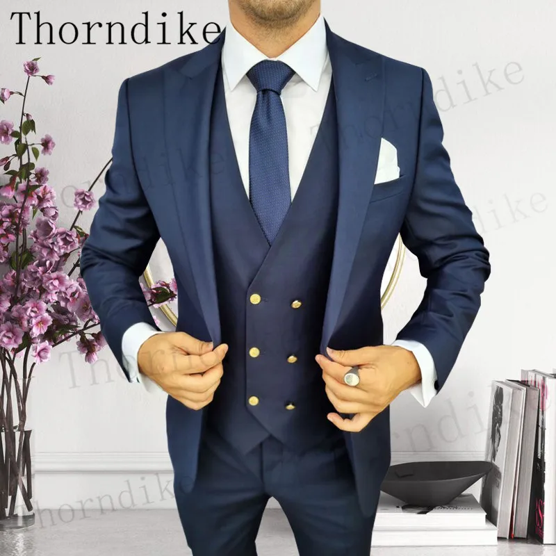 Groomsmen Peaked Lapel Tuxedo Men Suits Wedding/Prom/Dinner Party Wear Blazer Trousers Jacket+Pants+Vest
Groomsmen Peaked Lapel Tuxedo Men Suits Wedding/Prom/Dinner Party Wear Blazer Trousers Jacket+Pants+Vest