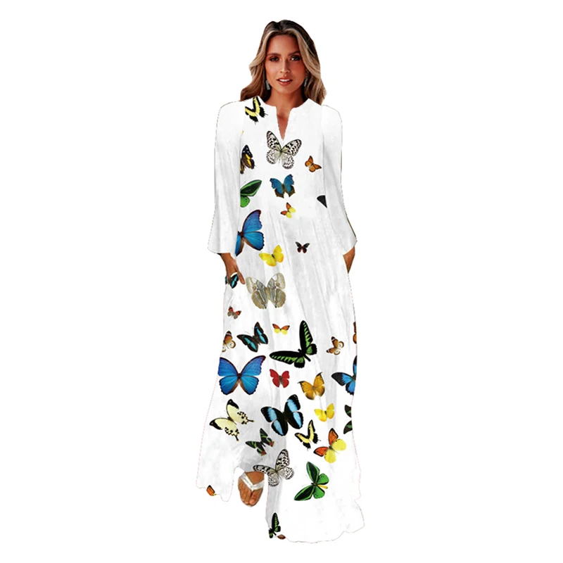 Женское винтажное платье с длинным рукавом и V-образным вырезом
Женское винтажное платье с длинным рукавом и V-образным вырезом