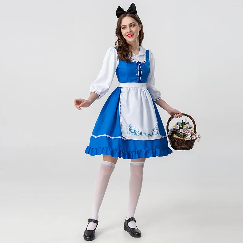 Blue Maid Costume Dress Halloween Cosplay Anime Oktoberfest Costume Traditional Beer Outfit 2023 Fairy Tale Stage Wear Role Play
Blue Maid Costume Dress Halloween Cosplay Anime Oktoberfest Costume Traditional Beer Outfit 2023 Fairy Tale Stage Wear Role Play
