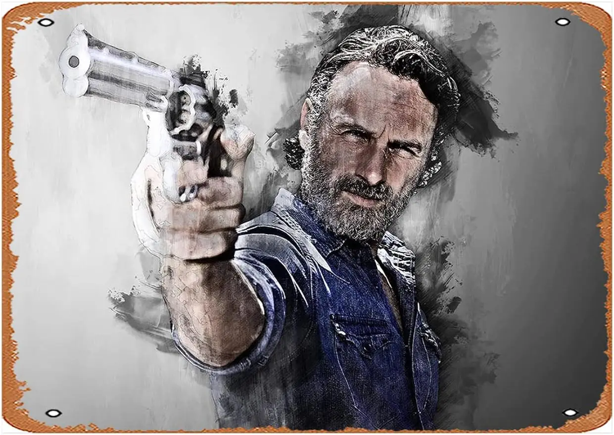 Retro Tin Sign Film Tickets Rick Grimes Print Rick Grimes Walking Dead Wall Art Vintage Tin Sign Garage Man Cave Wall Decor
Retro Tin Sign Film Tickets Rick Grimes Print Rick Grimes Walking Dead Wall Art Vintage Tin Sign Garage Man Cave Wall Decor