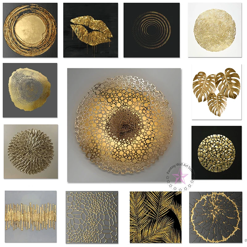 Nordic Abstract Golden Canvas Painting Prints Gold Leaves Poster Geometric Luxury Pictures for Living Room Morden Home Decor
Nordic Abstract Golden Canvas Painting Prints Gold Leaves Poster Geometric Luxury Pictures for Living Room Morden Home Decor