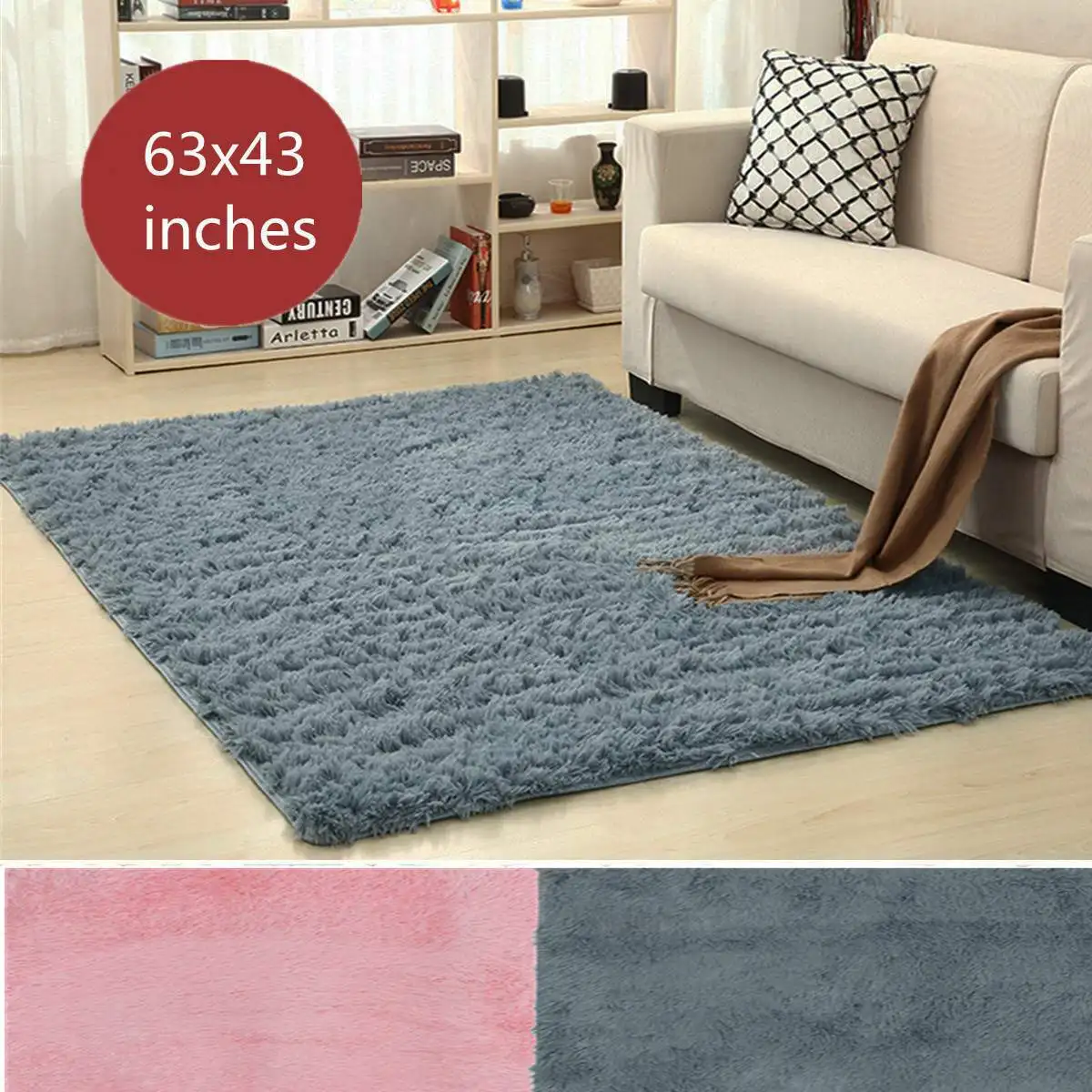 Large Rugs for Modern Living Room Long Hair Lounge Carpet In The Bedroom Furry Decoration Nordic Fluffy Floor Bedside Mats
Large Rugs for Modern Living Room Long Hair Lounge Carpet In The Bedroom Furry Decoration Nordic Fluffy Floor Bedside Mats