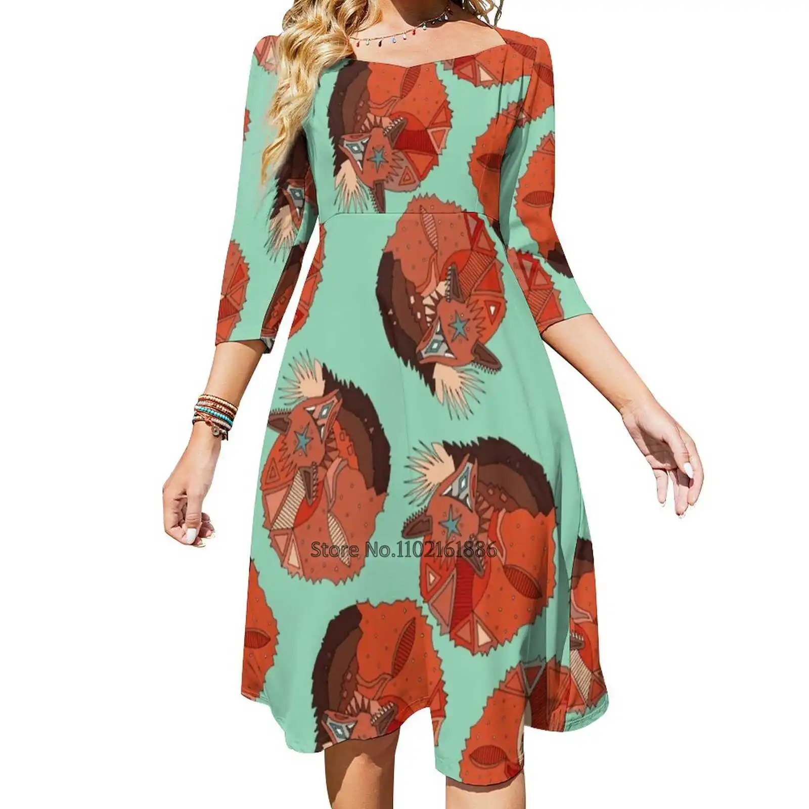 Женское платье в горошек, с открытой спиной и квадратным вырезом
Женское платье в горошек, с открытой спиной и квадратным вырезом