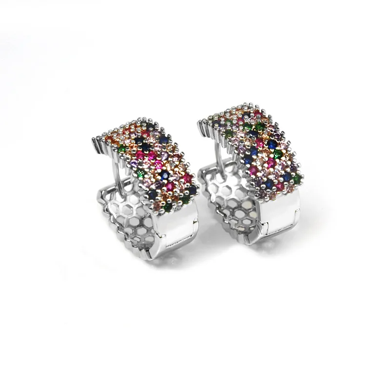 Korean Fashion New Colored Crystal Zircon Earrings for Women Round Full Zircon Earring Retro Geometric Jewelry Gift Pendientes
Korean Fashion New Colored Crystal Zircon Earrings for Women Round Full Zircon Earring Retro Geometric Jewelry Gift Pendientes