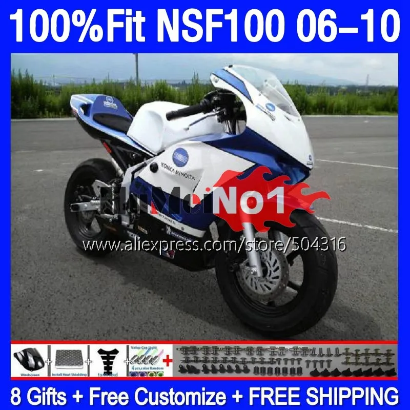 Стекловолоконная гонка для HONDA NSF 100 NSF100 06 07 08 09 10 167MC.15 искусственная 2006 2007 2008 2009 2010 Инжекционный обтекатель KONICA Blue
Стекловолоконная гонка для HONDA NSF 100 NSF100 06 07 08 09 10 167MC.15 искусственная 2006 2007 2008 2009 2010 Инжекционный обтекатель KONICA Blue