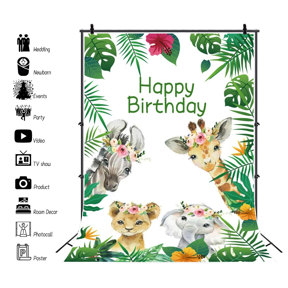Jungle Animals Backdrop Jungle Party Decoation Wild One Safari Birthday Decorations Baby Shower Boy Girl 1st Birthday Background
Jungle Animals Backdrop Jungle Party Decoation Wild One Safari Birthday Decorations Baby Shower Boy Girl 1st Birthday Background