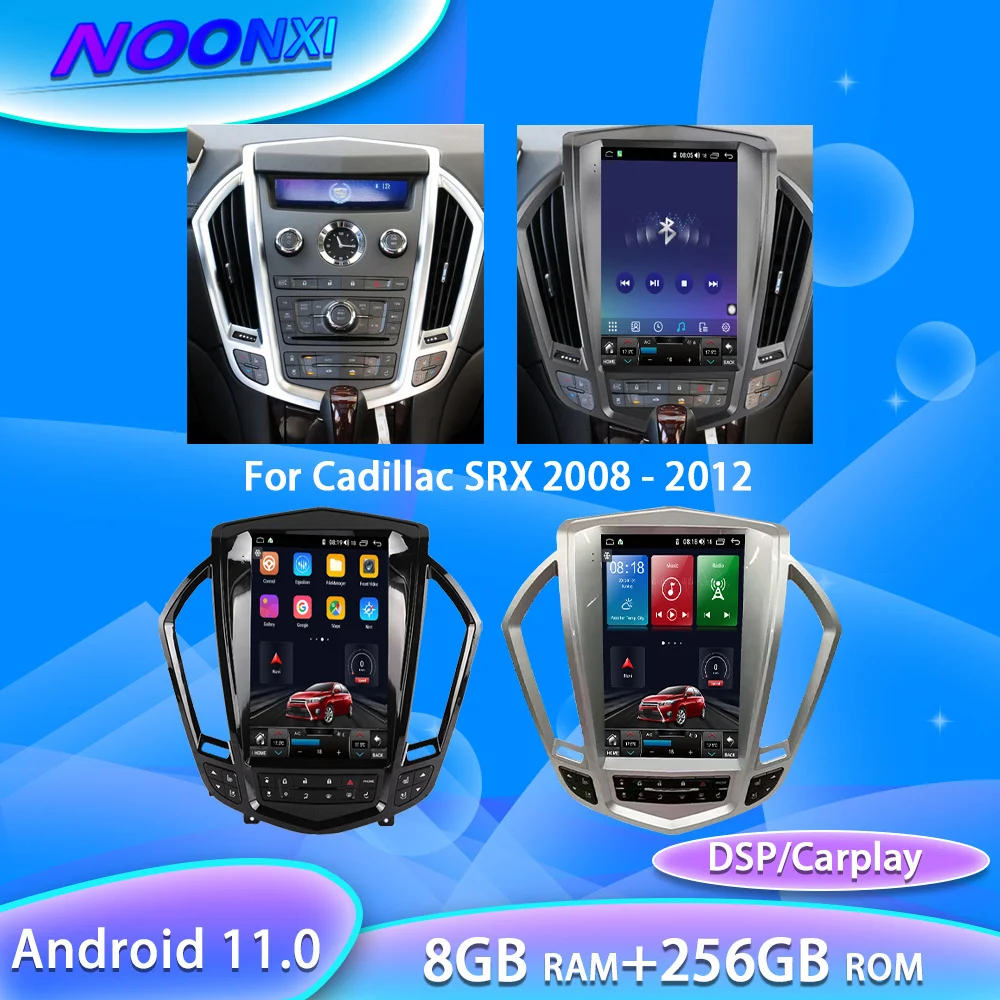 8G+256G Android11 For Cadillac SRX 2008-2012Tesla Screen Px6 Car Multimedia Stereo Player Radio Carplay GPS Navigation Head Unit
8G+256G Android11 For Cadillac SRX 2008-2012Tesla Screen Px6 Car Multimedia Stereo Player Radio Carplay GPS Navigation Head Unit