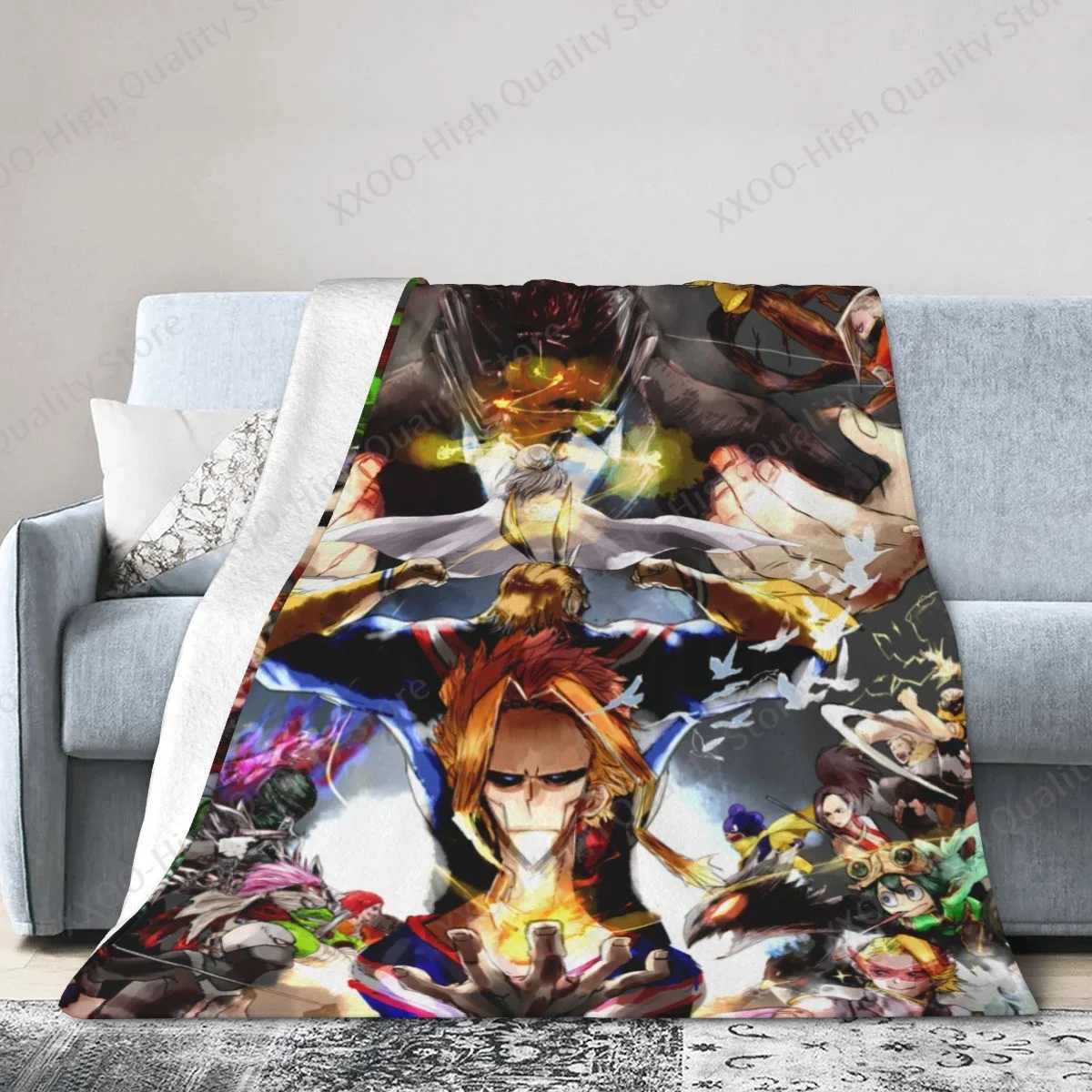 My Hero Academia Collage Anime Tamaki Amajiki Throw Blanket Cozy Warm Blanket for Home Office 3D Print Soft Micro Fleece Flannel
My Hero Academia Collage Anime Tamaki Amajiki Throw Blanket Cozy Warm Blanket for Home Office 3D Print Soft Micro Fleece Flannel