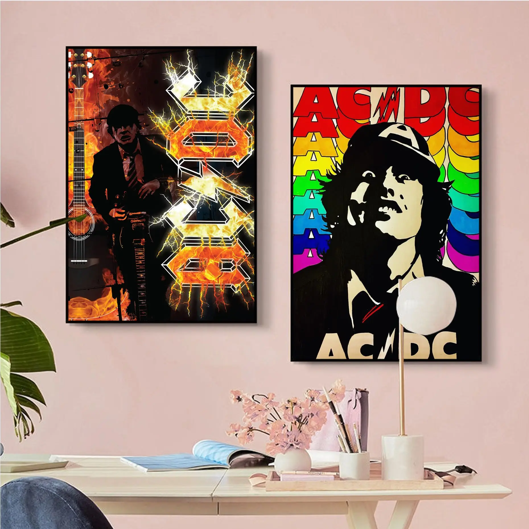 AC_DC Band Self-adhesive Art Poster Decoracion Painting Wall Art White Kraft Paper Wall Decor 
AC_DC Band Self-adhesive Art Poster Decoracion Painting Wall Art White Kraft Paper Wall Decor