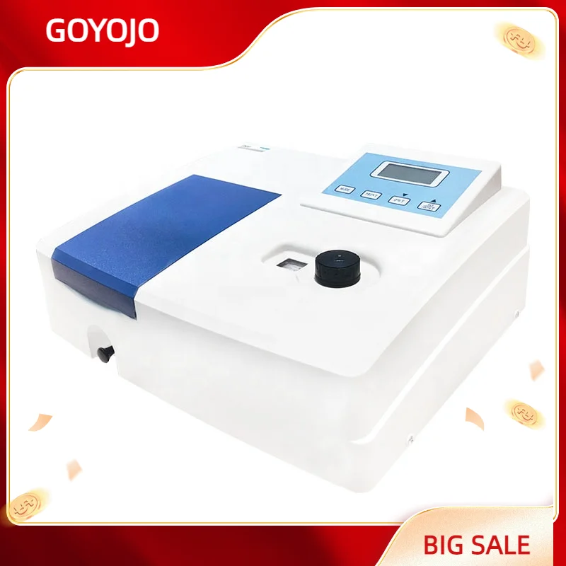 Wavelength Range 190-1100nm Double Beam UV Vis Visible Spectrophotometer
Wavelength Range 190-1100nm Double Beam UV Vis Visible Spectrophotometer