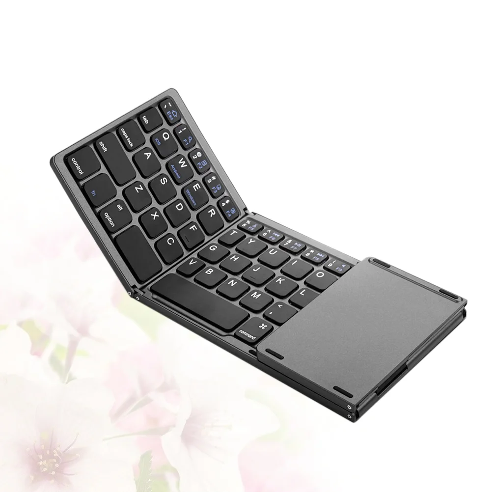 Portable Touch Computer Keyboard Ultra-thin Wireless Keyboard Foldable Tablet Keyboard (Grey)
Portable Touch Computer Keyboard Ultra-thin Wireless Keyboard Foldable Tablet Keyboard (Grey)