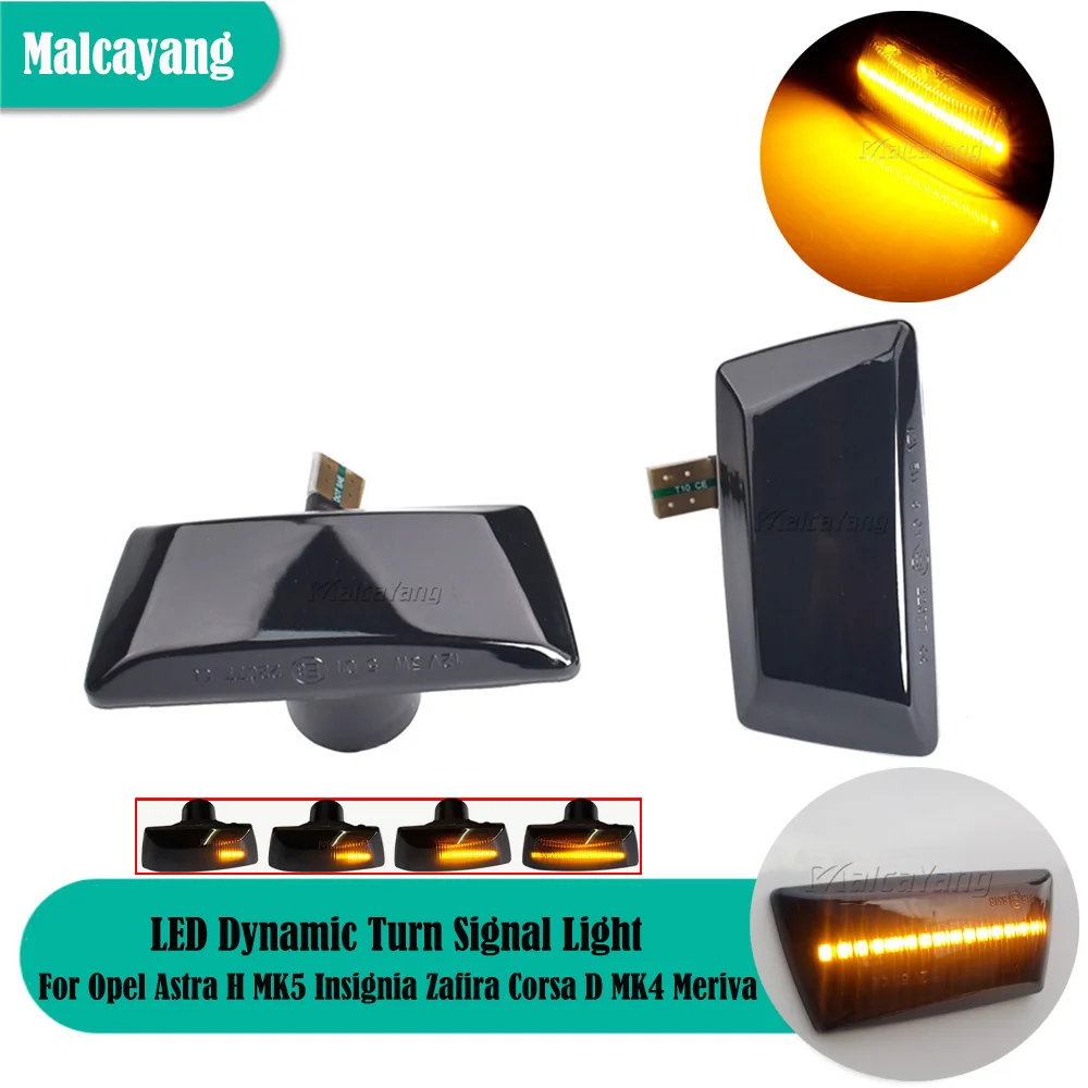 For Opel Astra H MK5 Zafira BMK2 Corsa D MK4 Chevrolet Dynamic Turn Signal LED Side Marker Mirror Light
For Opel Astra H MK5 Zafira BMK2 Corsa D MK4 Chevrolet Dynamic Turn Signal LED Side Marker Mirror Light