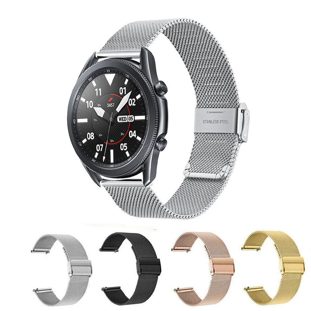 Ремешок для Samsung Galaxy Watch 3 45 мм 22 мм, металлический браслет для Samsung Galaxy Watch 46 мм/Gear S3 Frontier Classic
Ремешок для Samsung Galaxy Watch 3 45 мм 22 мм, металлический браслет для Samsung Galaxy Watch 46 мм/Gear S3 Frontier Classic