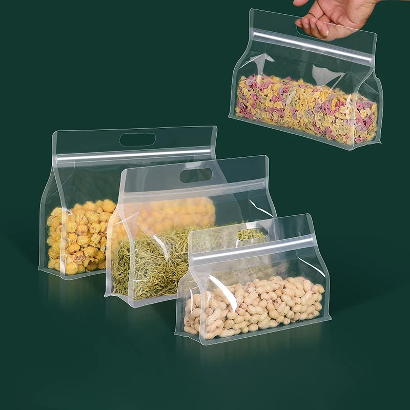 1 Pc Transparent Eight Side Seal Handbag Waterproof Storage Bag Portable Thickened Dried Fruit Snacks Refrigerator Food Bag
1 Pc Transparent Eight Side Seal Handbag Waterproof Storage Bag Portable Thickened Dried Fruit Snacks Refrigerator Food Bag