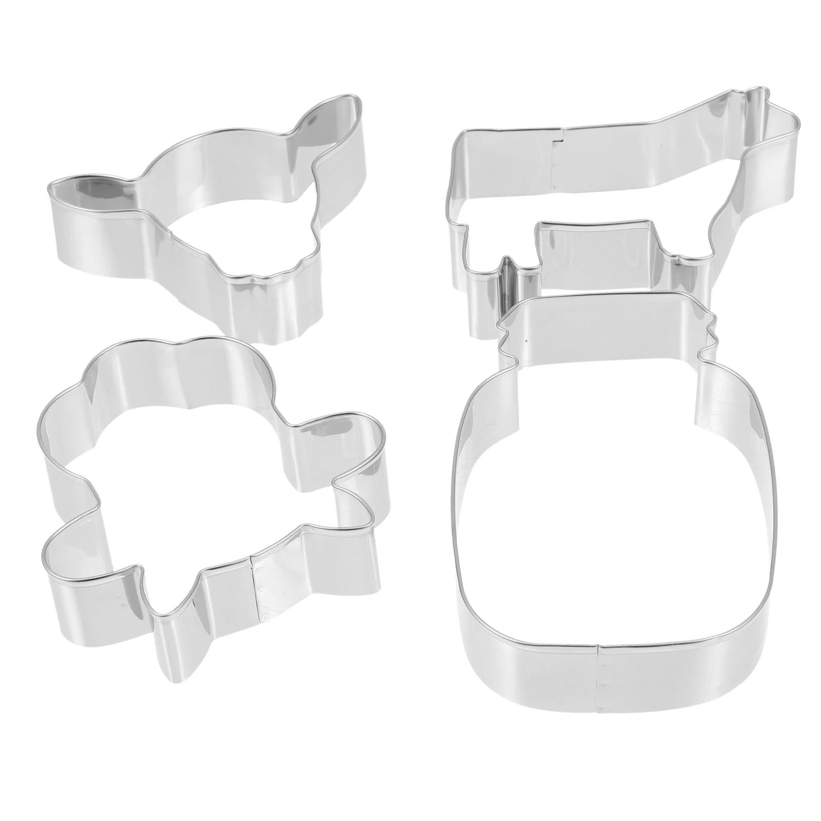 4Pcs Cookie Making Tool Sugar Cookie Fondant Cow Shaped Cookie Stamps Metal Cow Cookie Shapes Cow Face Cookie 
4Pcs Cookie Making Tool Sugar Cookie Fondant Cow Shaped Cookie Stamps Metal Cow Cookie Shapes Cow Face Cookie